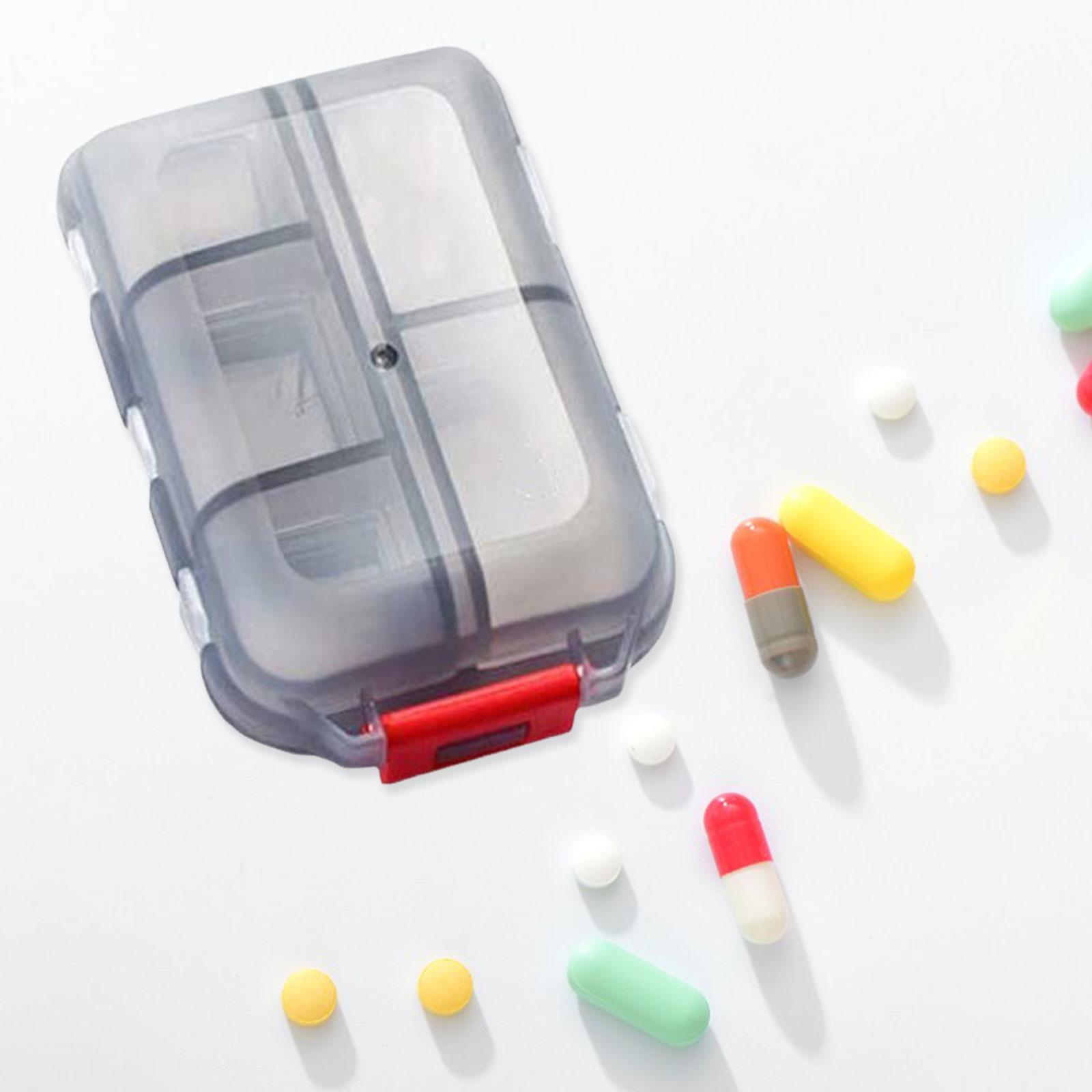 Travel  Organizer/  Container Holder / Reminder Case/ 10 Grids Portable  Case Small  Box for Daily  Tablet