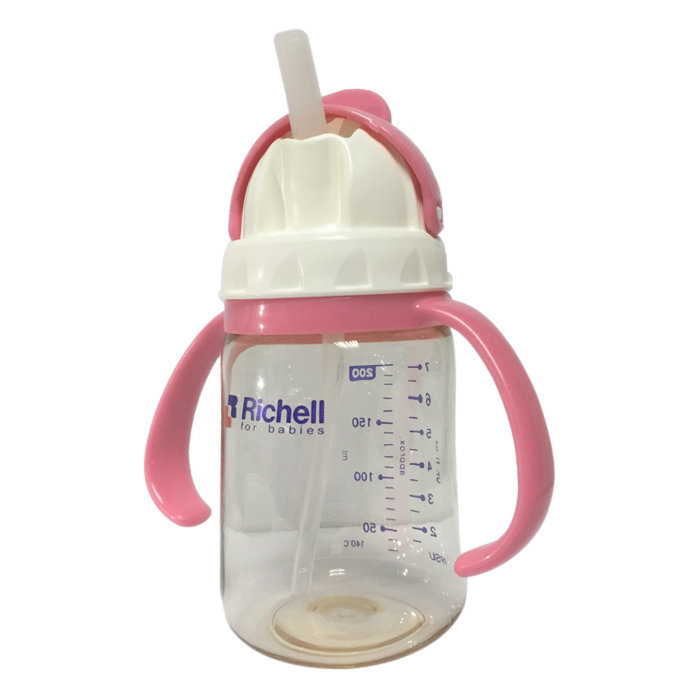 Bình ống hút PPSU Richell (200ml) - Giao màu ngẫu nhiên