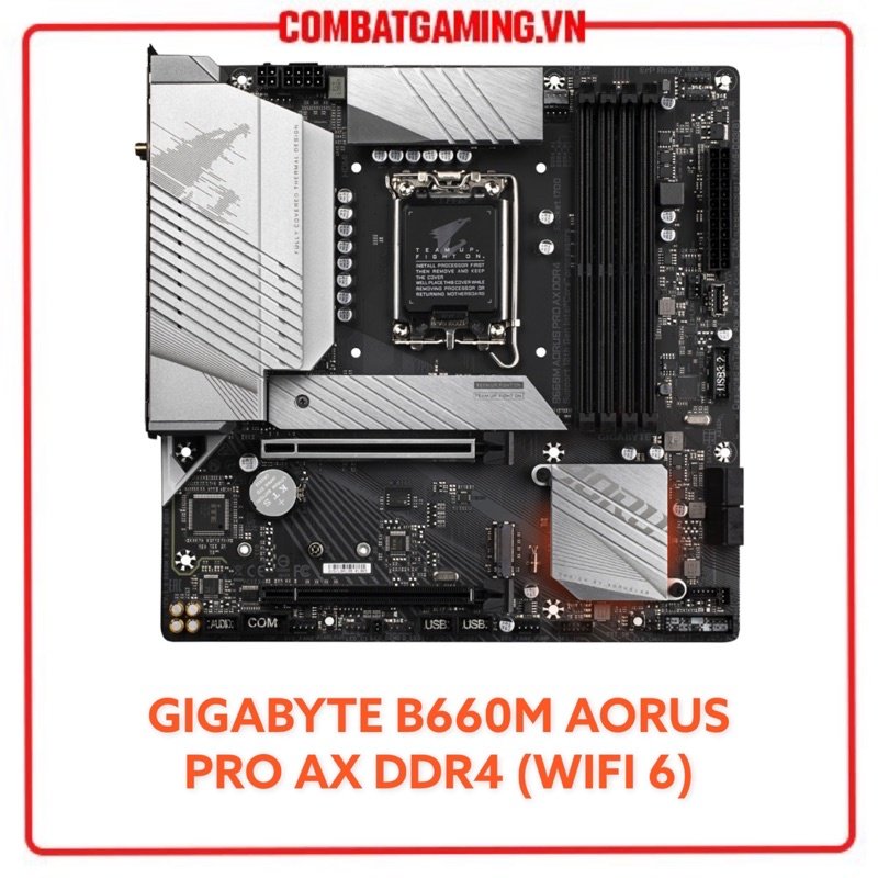 Bo Mạch Chủ Gigabyte B660M Aorus Pro AX DDR4 (Wifi/Bluetooth) - Hàng Chính Hãng