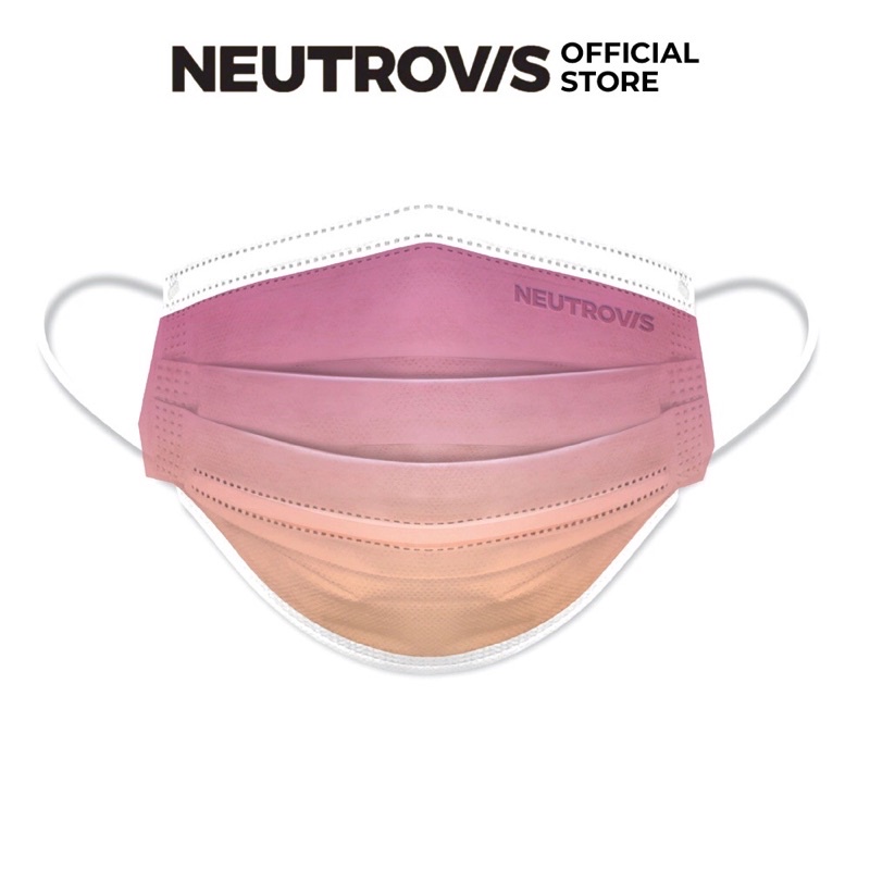 (30 Cái/Hộp)Khẩu Trang Cao Cấp Kháng Khuẩn 3 Lớp Neutrovis - Dusty Rose