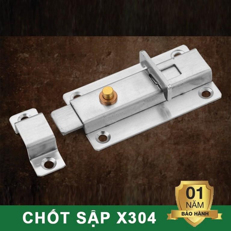 CHỐT CỬA SẬP -INOX 304