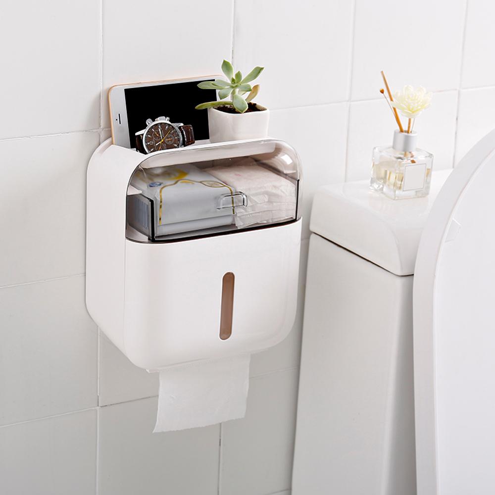 Hộp đựng giấy cuộn vệ sinh treo tường, chống thấm nước