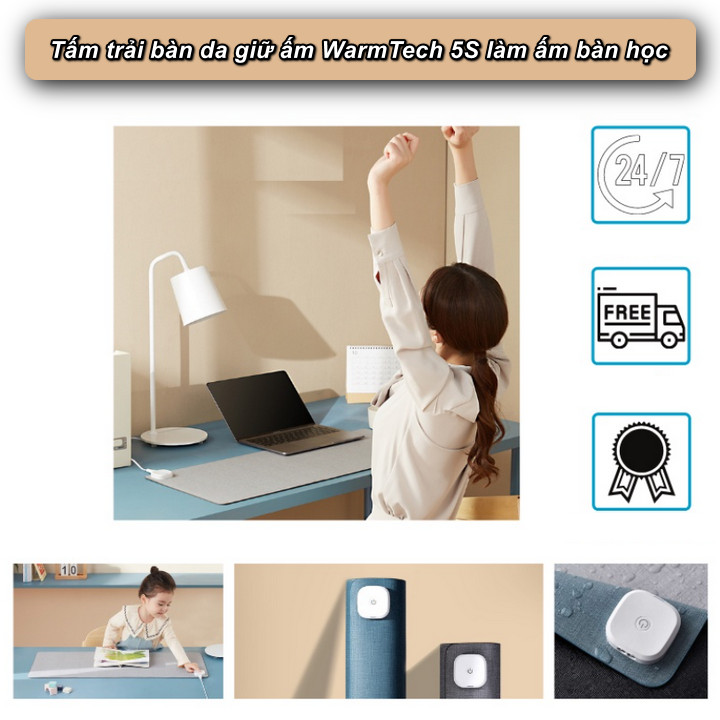 Tấm trải bàn thông minh, sưởi điện, lót chuột và bàn phím - Home and Garden