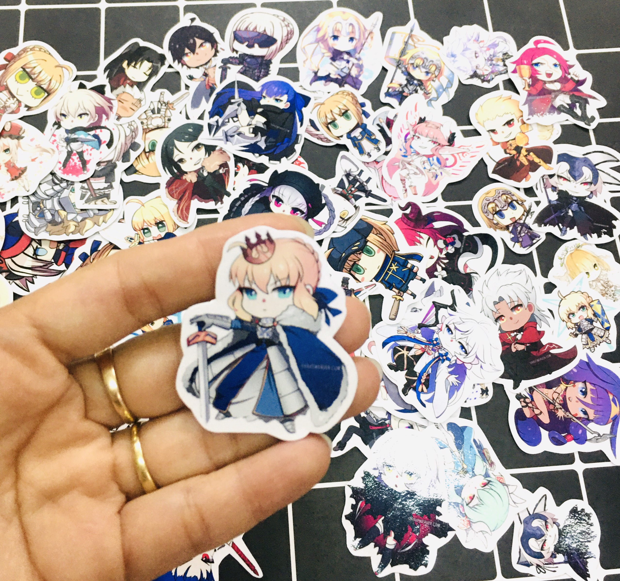 Set 60 Sticker Fate/Grand Order hình dán có ép lụa