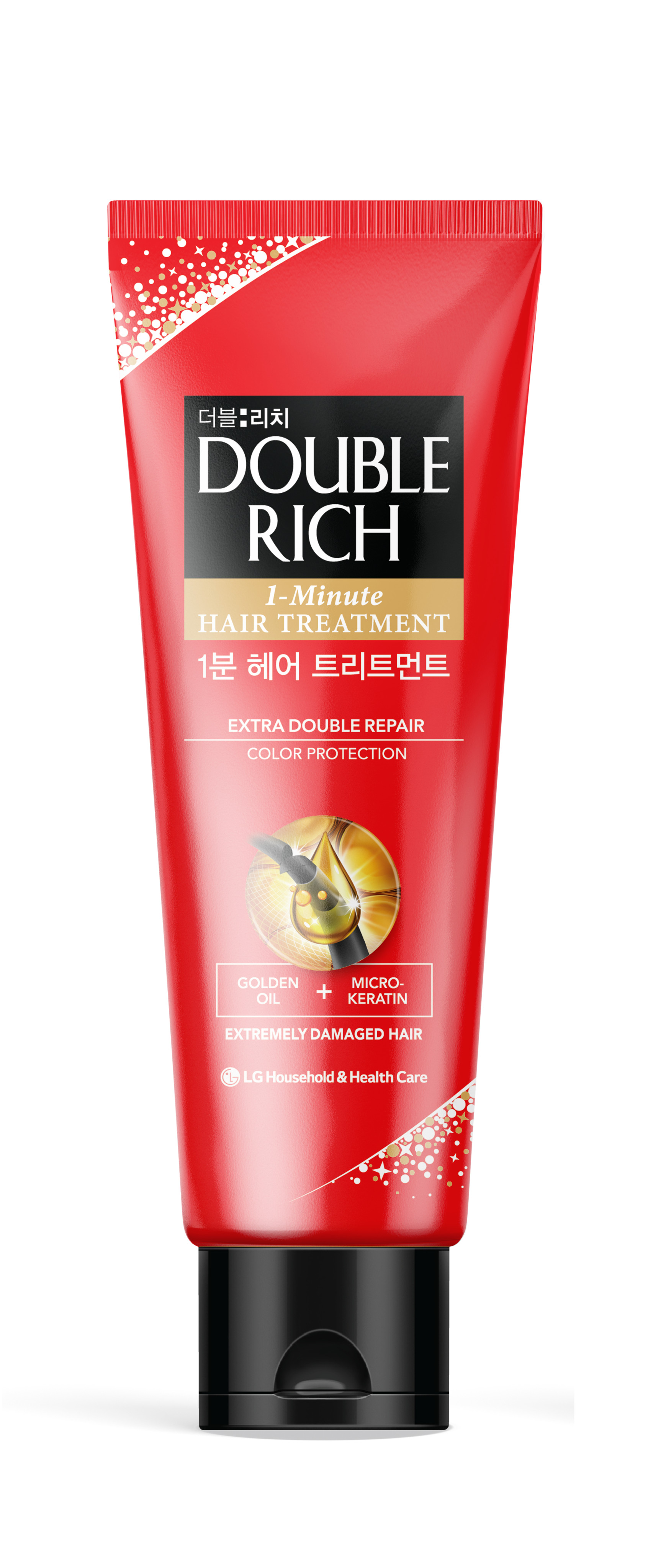 Kem xả 1 phút Double Rich giúp tóc chắc khỏe bóng mượt 250ml