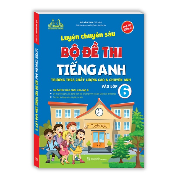 Sách - Luyện chuyên sâu bộ đề thi tiếng anh vào lớp 6