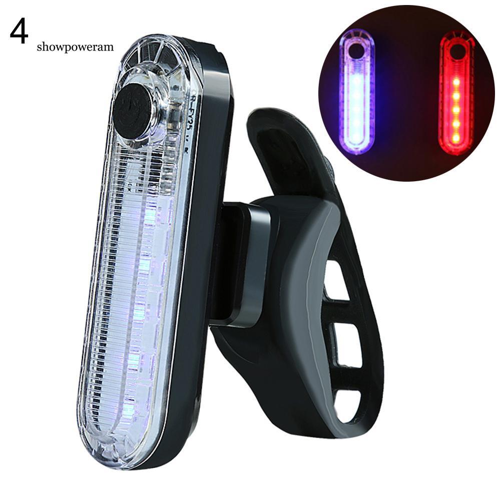 Đèn LED đuôi xe đạp 4 chế độ có cổng sạc USB