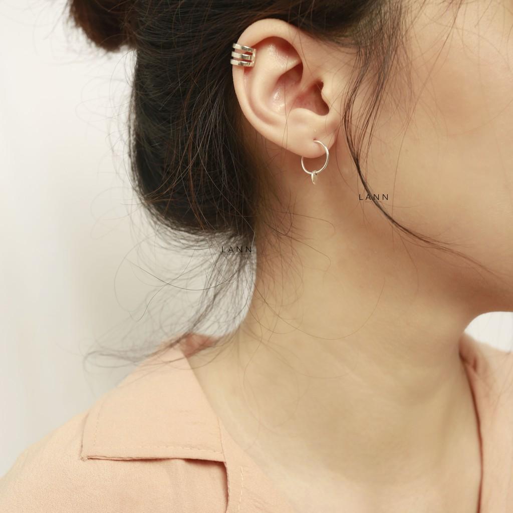 Khuyên kẹp vành 3 vòng S925 LANN