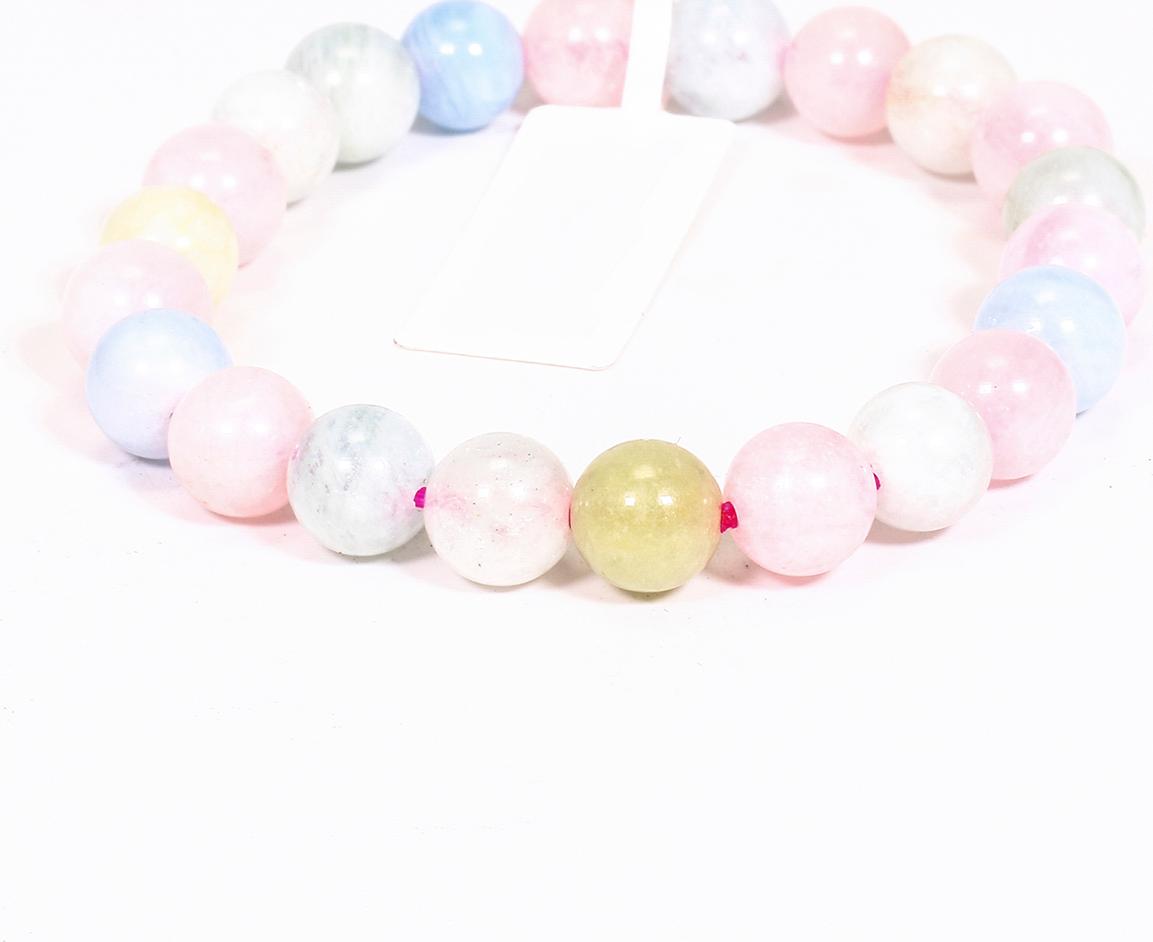 Vòng tay đá Beryl đa sắc size hạt 8mm - Ngọc Quý Gemstones