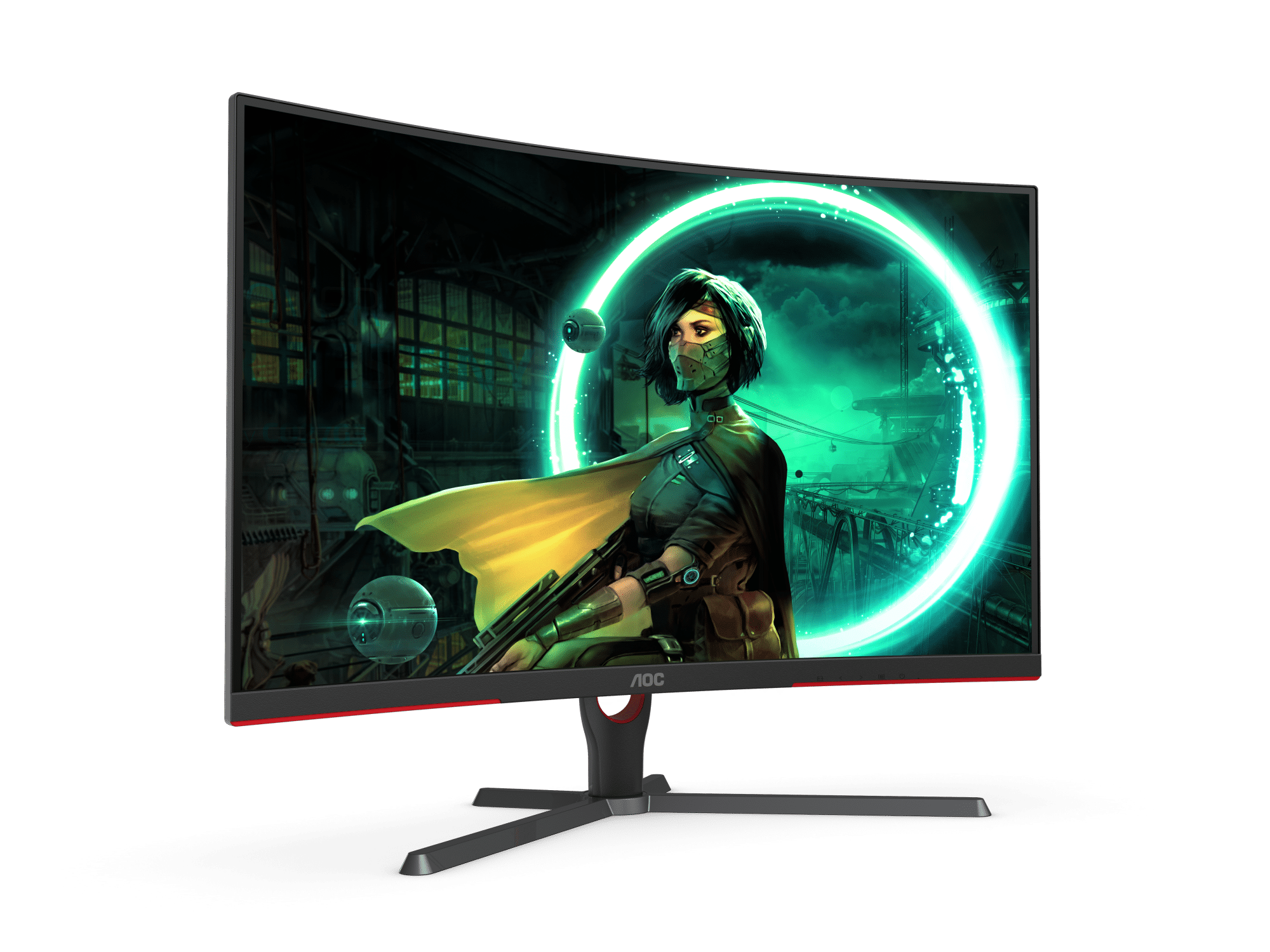 Màn Hình Gaming Cong AOC C32G3E 31.5 inch FHD VA 165Hz - Hàng Chính Hãng