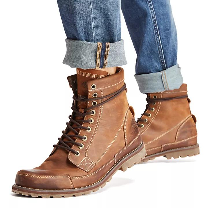 Giày Cổ Cao Nam Timberland EarthKeepers Màu Nâu Đậm TB01555120