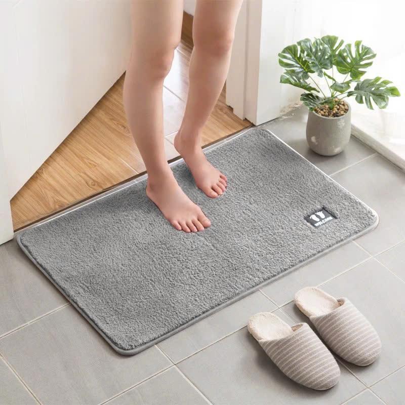 Thảm chùi chân mềm mịn thấm hút tốt - Thảm lau chân, thảm trải sàn thảm nhà tắm Hàn Quốc kích thước 40x60cm Tranh