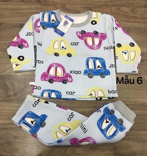 Bộ dài tay nỉ bông cho bé