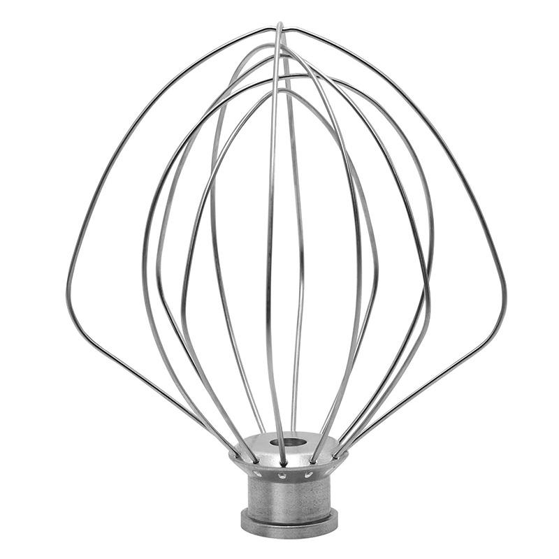 1 Chiếc KN256WW 6 Kim Dây Roi Kèm Trứng Nặng Kem Be Bánh Mayonnaise Đánh Cho KitchenAid 6 Quai Bát-Nâng Cơ Đứng Phối