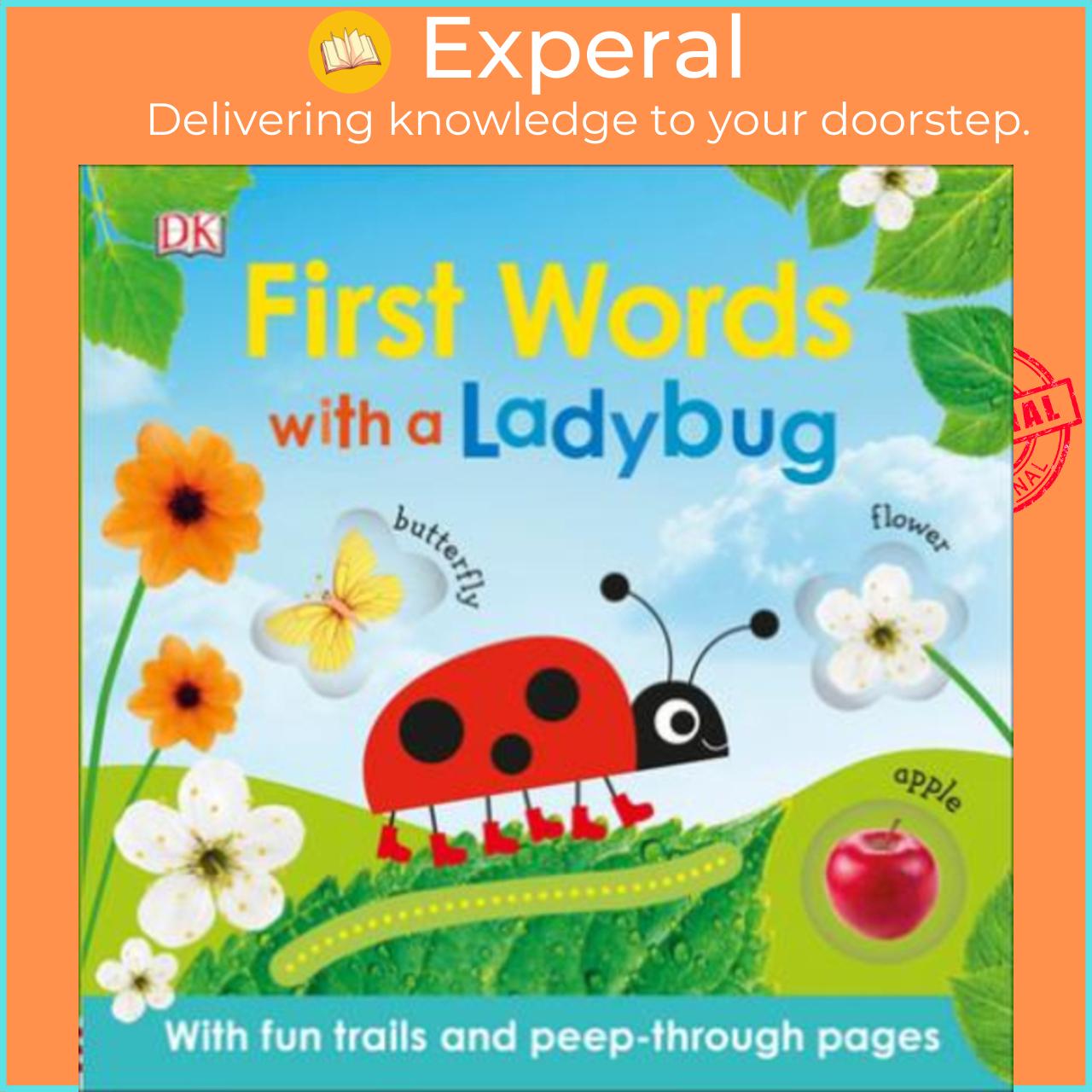 Sách - First Words with a Ladybug by DK (US edition, paperback)