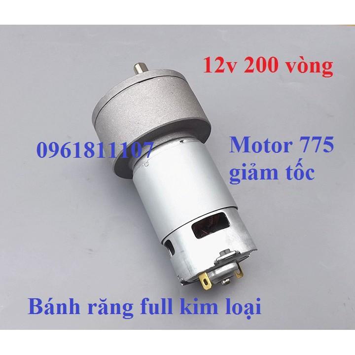 Motor giảm tốc 775 4 vòng phút