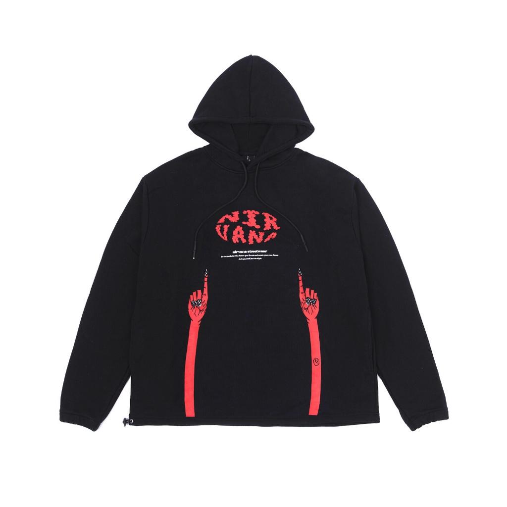 DEVIL UP HOODIE - áo nỉ có mũ