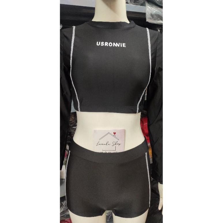 Bikini Đùi Áo Tắm Dài Tay Quảng Châu Chống Nắng Che Khuyến Điểm Cạp Cao Khoá Kéo Hottrend 2021 Sang Chảnh Xịn Đ