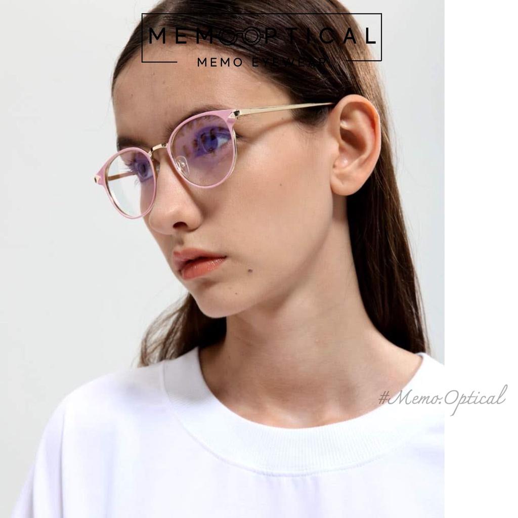 Gọng Kính Nam Nữ Kim Loại Phong Cách SD324 Vintage Memo Optical- Hồng Cá Tính