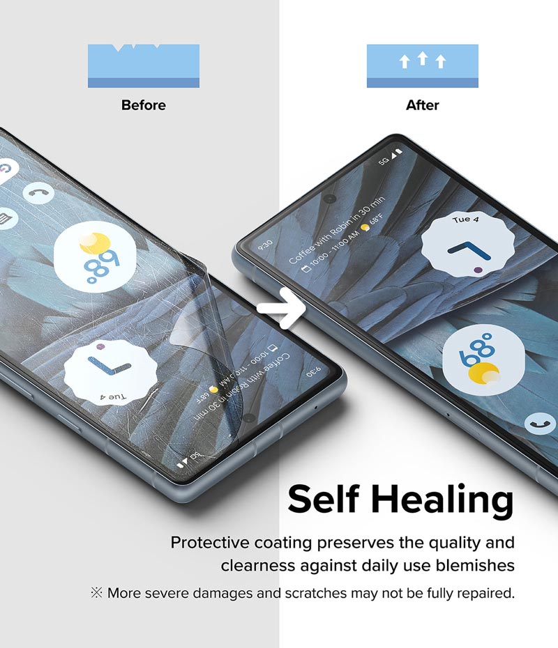 Dán Full Màn Hình cho Google Pixel 7a/7/7 Pro/6 Pro RINGKE Dual Easy Film - Hàng Chính Hãng
