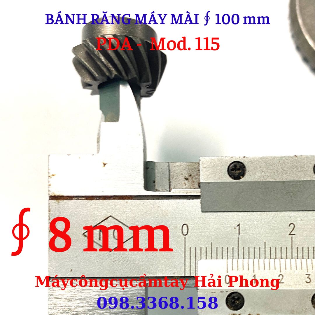 Bánh Răng Máy mài góc Máy Mài MTTQ F100 - Mod. PDA115