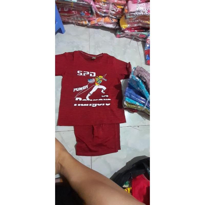 Bộ bé trai lớn vải giãn