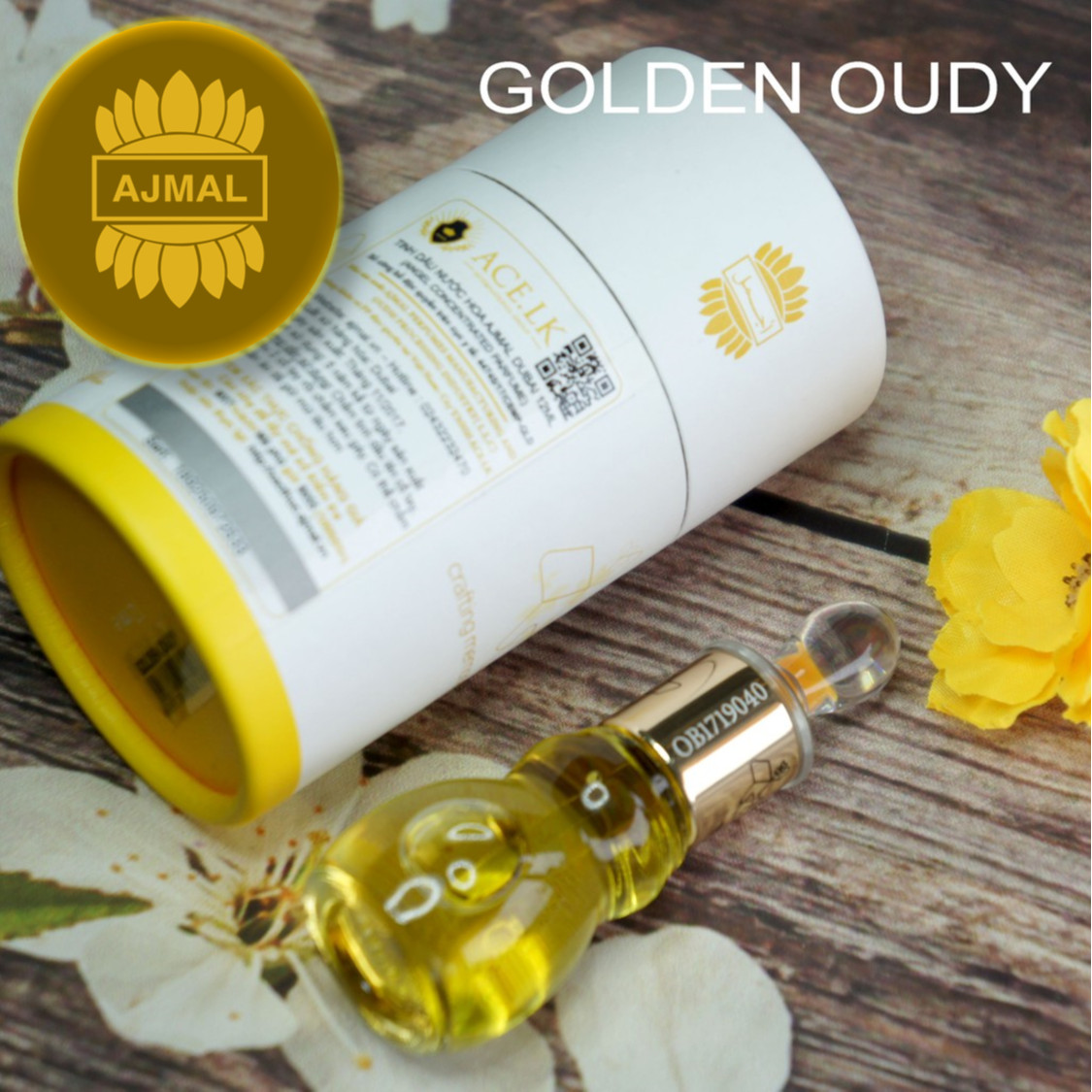 Tinh Dầu Nước Hoa Ajmal Dubai Golden Oudy Chính Hãng - ANGEL CONCENTRATED PARFUME 12ml