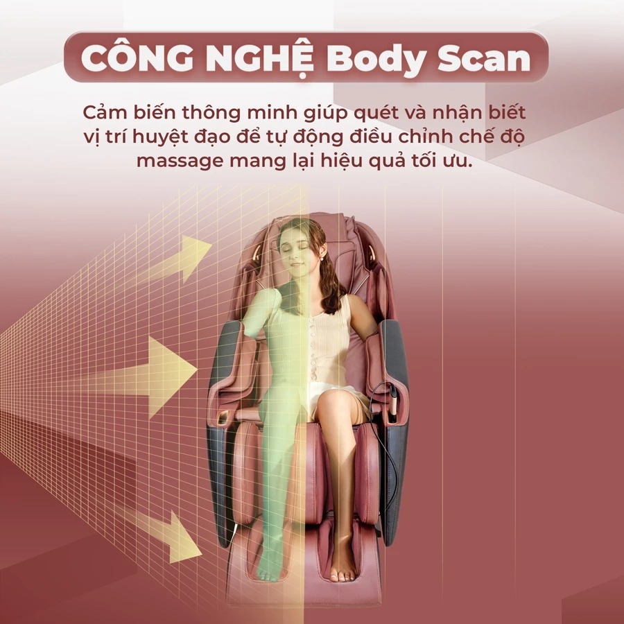 Ghế Massage Toàn Thân Lifesport LS-900, Ghế Massage Có 8 Chương Trình Massage Và 5 Bài Thủ Công Và 3 Bài Hỗ Trợ Giấc Ngủ