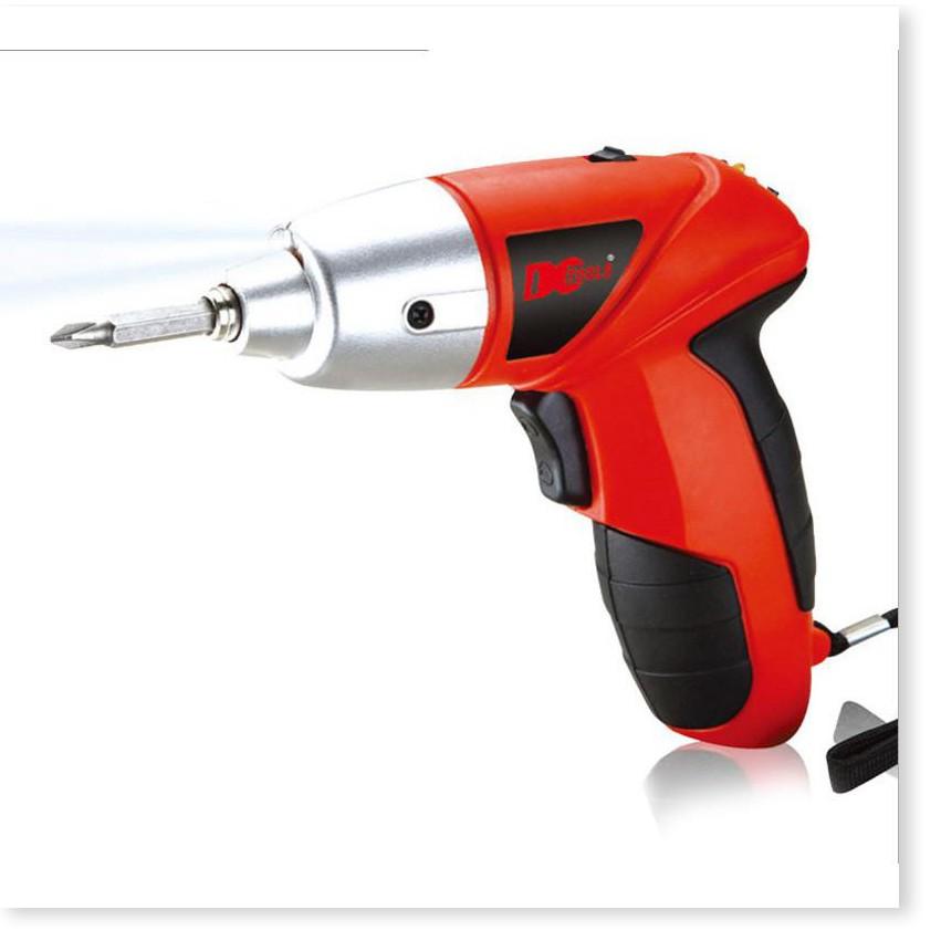 Máy khoan cầm tay nguồn điện pin sạc DCTools S019 4.8V 45 chi tiết + tặng kèm dụng cụ vặn vít