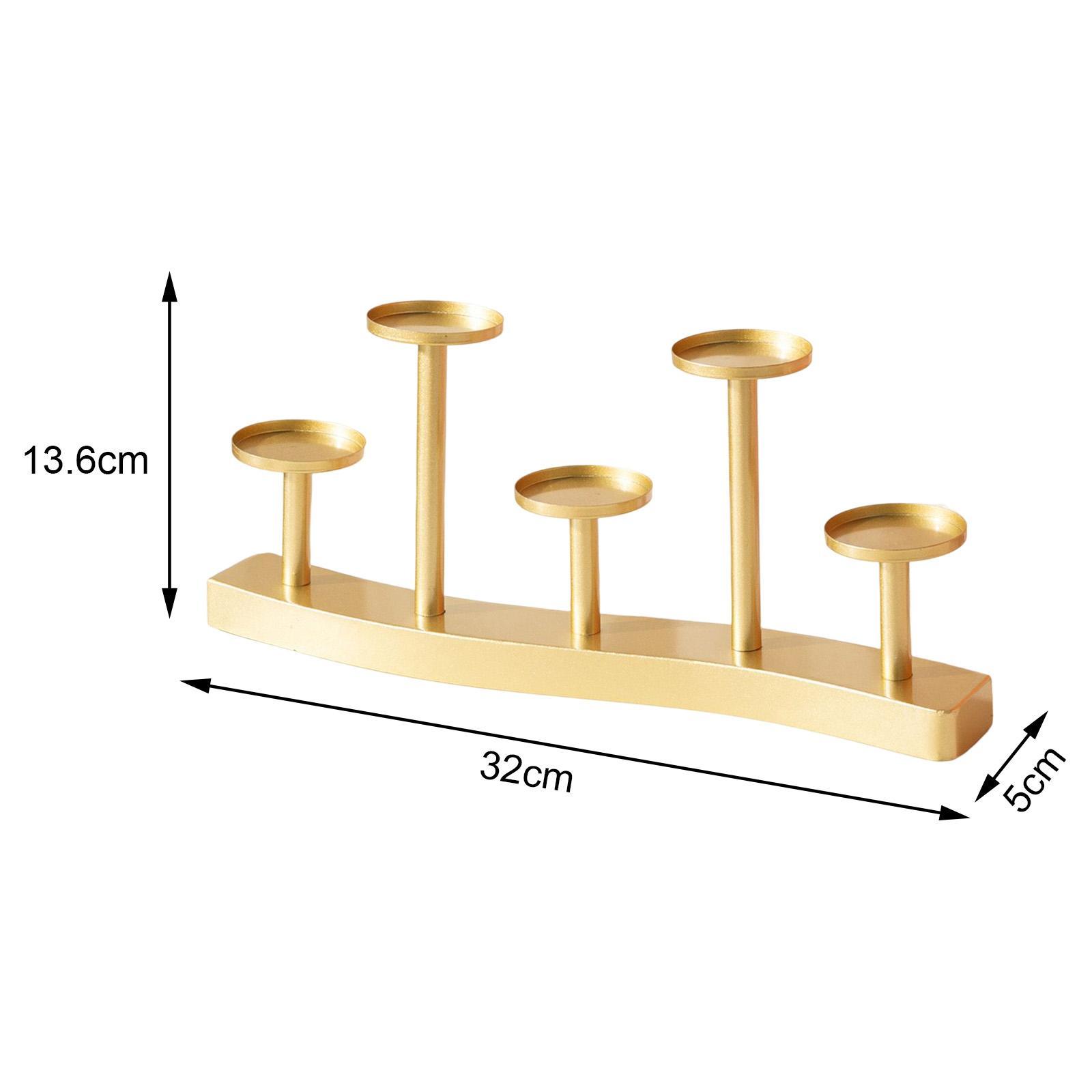 Candle Holder Ornament Candelabra Candlestick Centerpiece Gift Tea Light Holder for Banquet Wedding Table Pillar Stand Dining Table