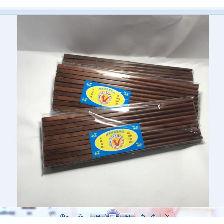 ĐŨA ĂN GỖ TRẮC BỘ 10 ĐÔI CAO CẤP KHÔNG CONG VÊNH - HÀNG XUẤT TRUNG- ẢNH THẬT