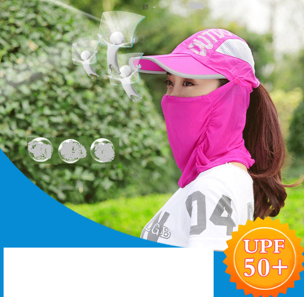 Nón khẩu trang chống nắng chống uv cao cấp, mũ khẩu trang chống nắng 360 độ tạo kiểu