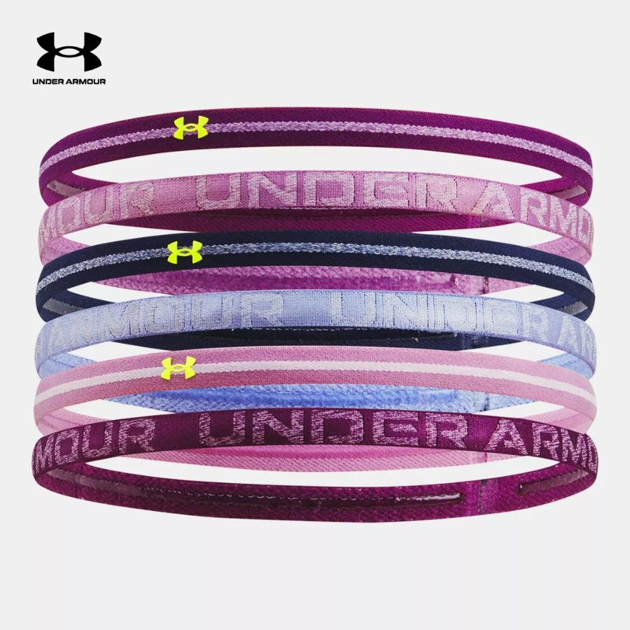Băng đô thể thao nữ Under Armour Mini Headband 6PK - 1311044-514