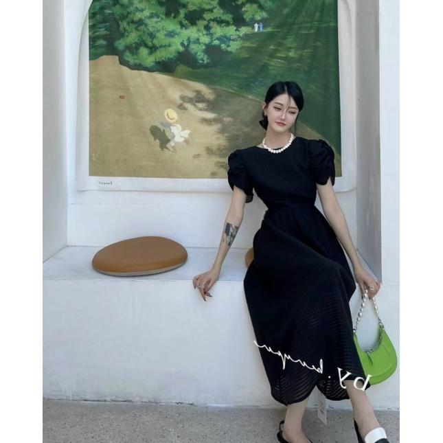 Đầm dự tiệc trắng tinh khôi đan chuỗi lưng Lavie Dress