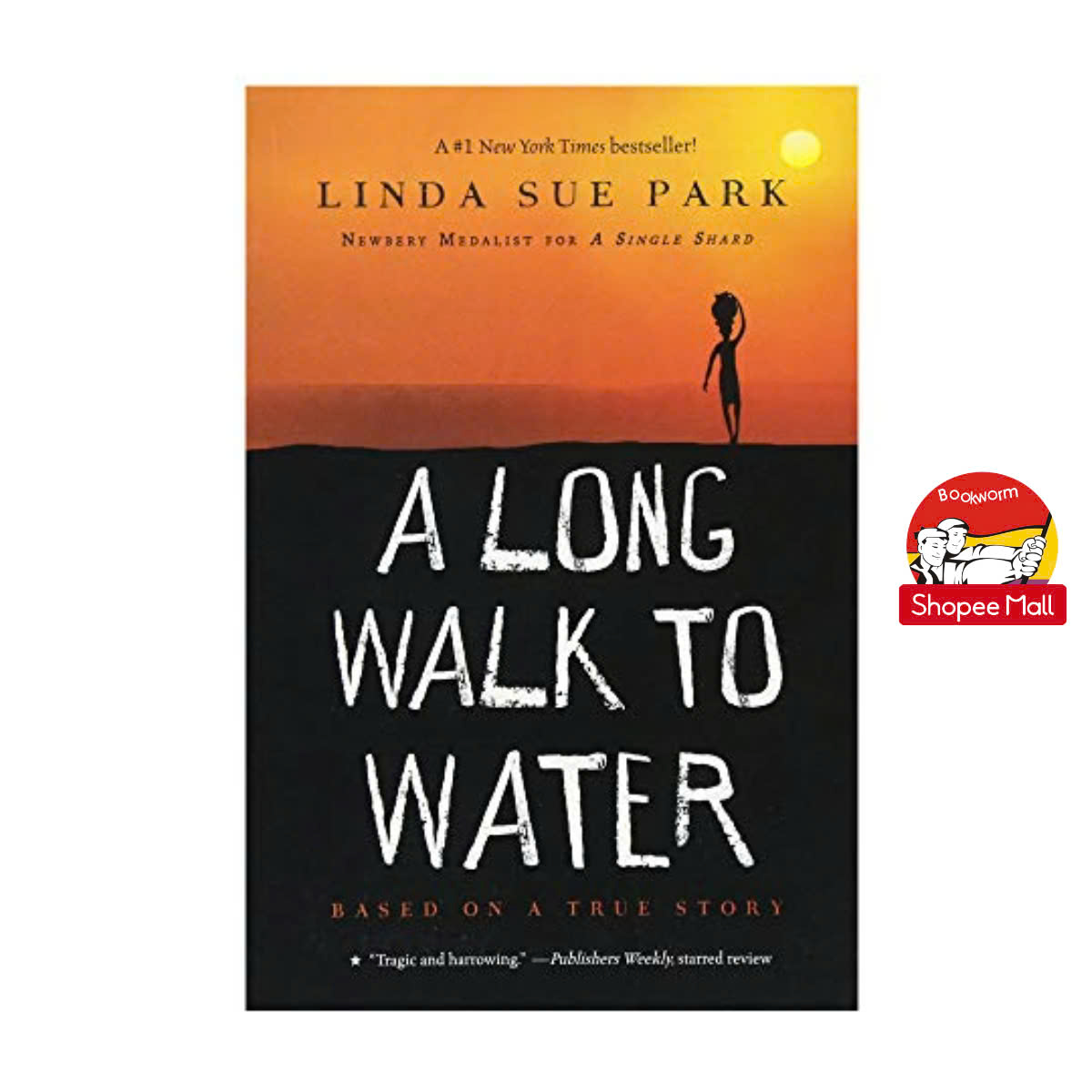 Sách - A Long Walk to Water: Based on a True Story by Linda Sue Park #1 Best Seller in Children's Africa Books/Ngoại văn chính hãng