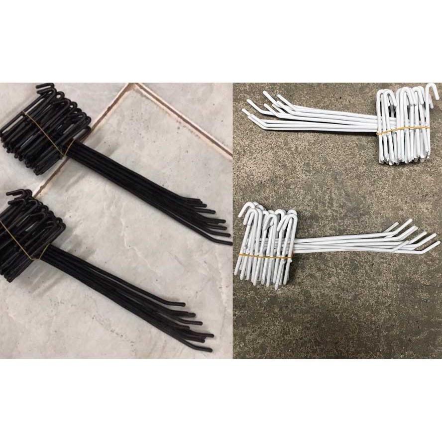 Móc cài lưới sơn tĩnh điện 5cm, 10cm, 15cm, 20cm dùng cho shop cửa hàng siêu thị