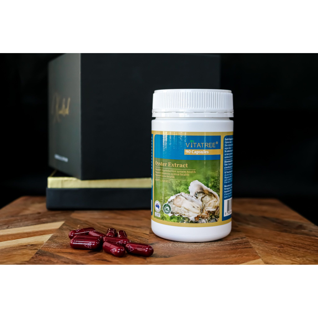Viên uống tinh chất hàu biển Vitatree Oyster Extract hỗ trợ tăng cường sinh lý nam giới