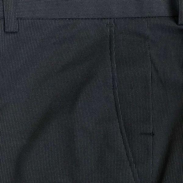 Quần âu nam ALIGRO màu navy chấm trắng form chuẩn slimfit, vải cotton cao cấp cực tôn dáng, lịch sự ALGO1028