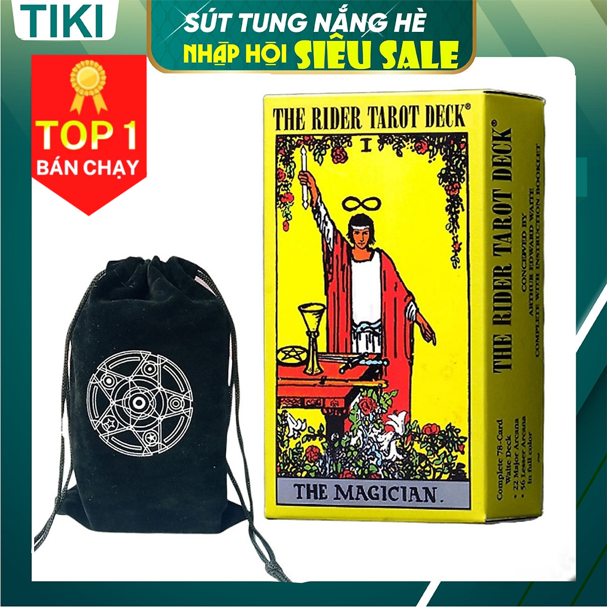 Bài Tarot - Bài Bói The Rider Tarot Deck, Bài Tarot Kèm Túi Đựng Bài – Bài Bói Tarot Chính Hãng dododios