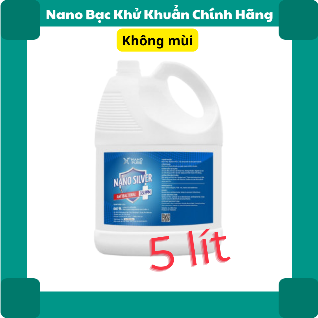 Dung dịch Nano Xpure Nano Silver 35ppm 5L