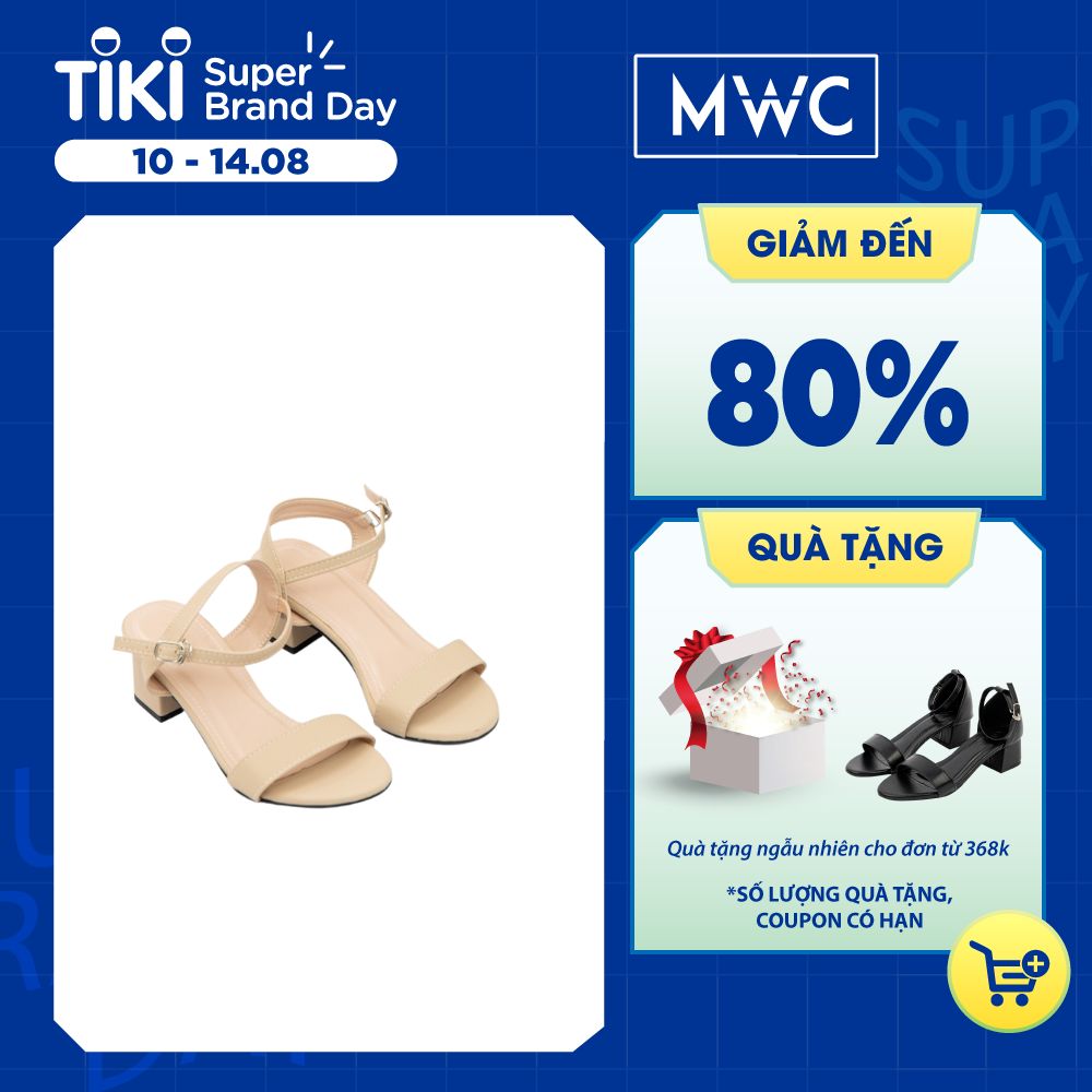 Giày cao gót quai ngang basic MWC NUCG-3950
