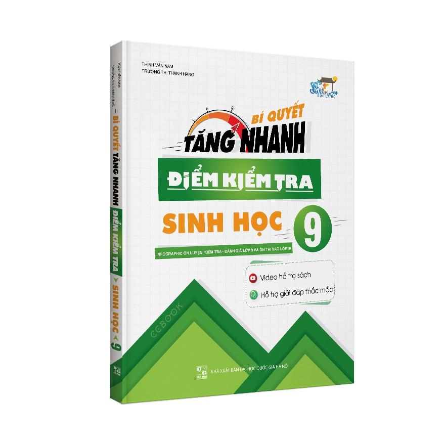 Sách - Combo Bí quyết tăng nhanh điểm kiểm tra Toán Hoá Sinh lớp 9 Tập 1 - Ôn thi vào lớp 10