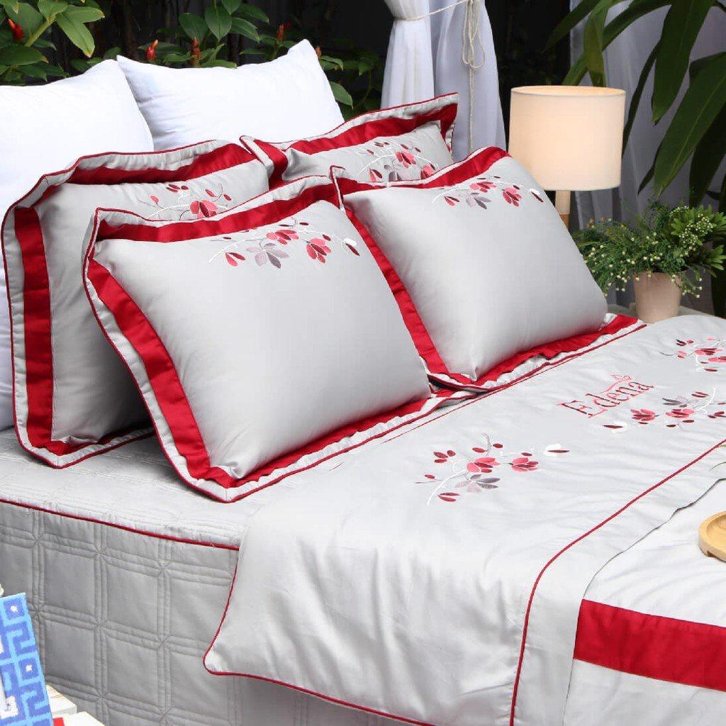Bộ Ga Chần Gòn Cotton Đặc Biệt Edena 522, hiện đại, sang trọng