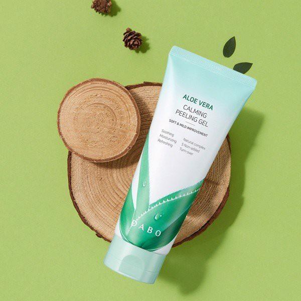 Tẩy Da Chết - Gel Tẩy Tế Bào Chết Lô Hội Dabo Hàn Quốc - Aloe stem rich moisture Peeling Gel 180ml