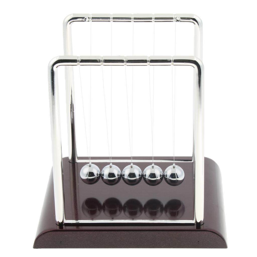 Square Newton's Cradle Balance Balls Physics Science Pendulum Toy Large