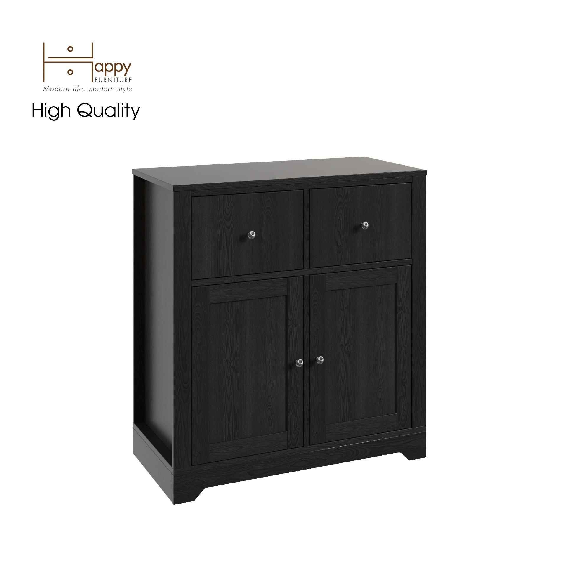 [Happy Home Furniture] CANA,  Tủ kết hợp kệ đựng đồ 2 cửa mở,  80cm x 40cm x 87cm ( DxRxC), TCM_004