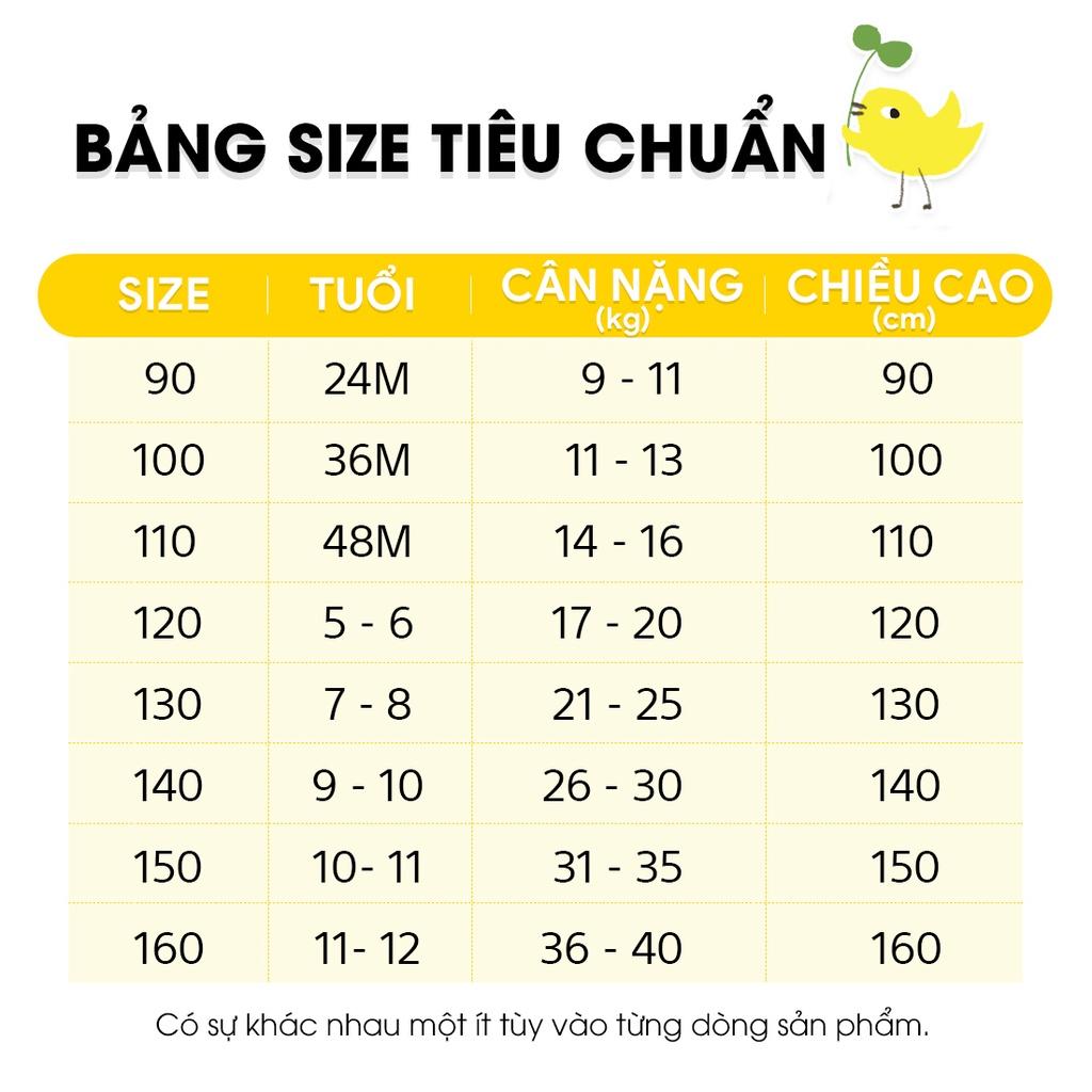 Đồ bộ quần áo thun cotton giấy cho bé trai, bé gái mặc nhà mùa hè Unifriend Hàn Quốc U2022-8. Size đại 5, 6, 8, 10 tuổi