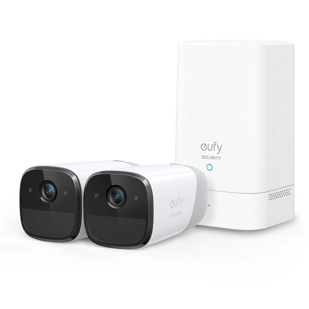 Eufy Cam 2 Pro, Camera ngoài trời Dùng Pin Cao Cấp, Quay phim độ nét cao 2K, Chống nước IP67, Hỗ trợ HomeKit - Hàng chính hãng