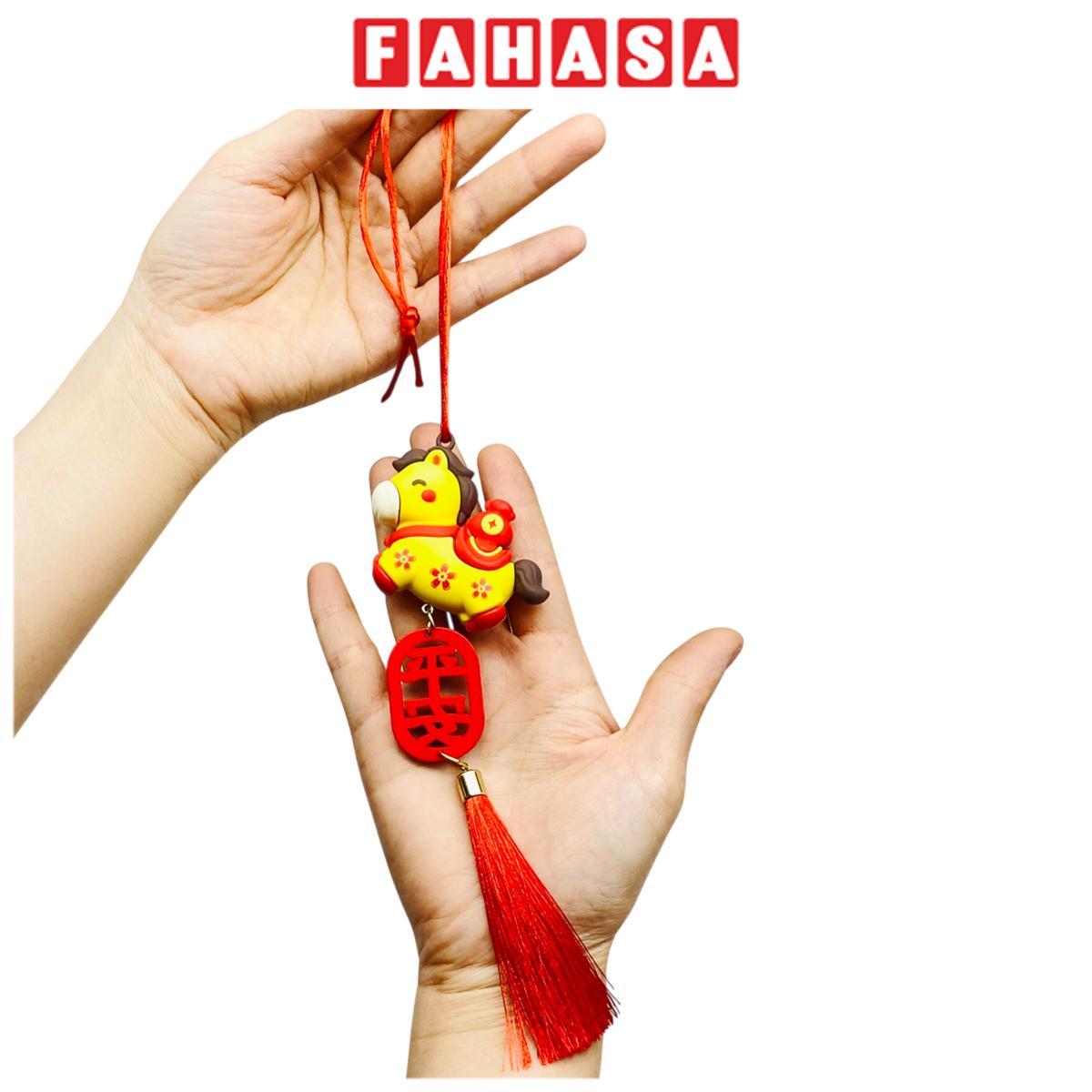 Móc Treo Hình Ngựa Kèm Hộp - Trang Trí Tết - PAM01 - Màu Vàng