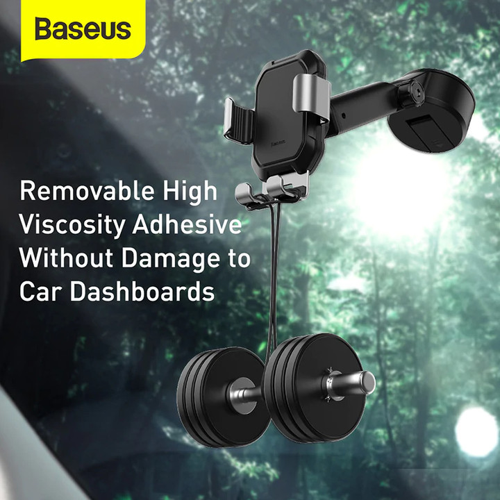Giá đỡ điện thoại hút chân không gắn kính hoặc táp lô ô tô Baseus SUYL-TK01 - Hàng nhập khẩu